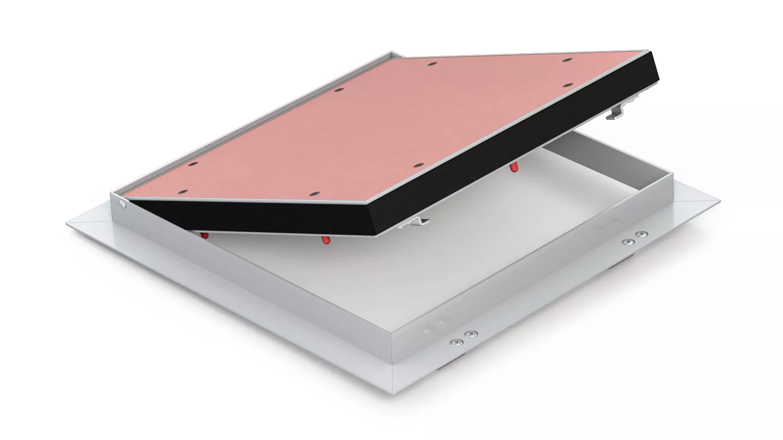 Revizní dvířka požární EI60 hliníková do SDK stěny 200x200x25