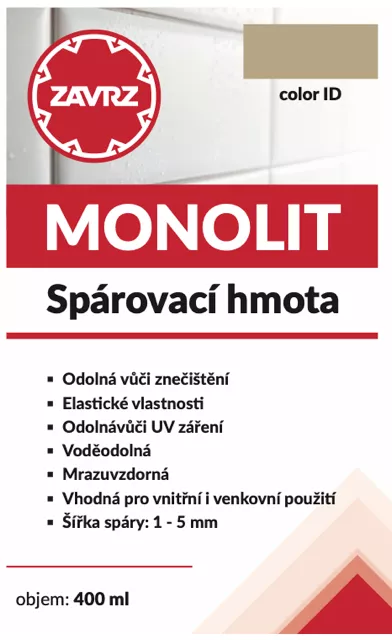 Spárovací hmota Monolit bílá