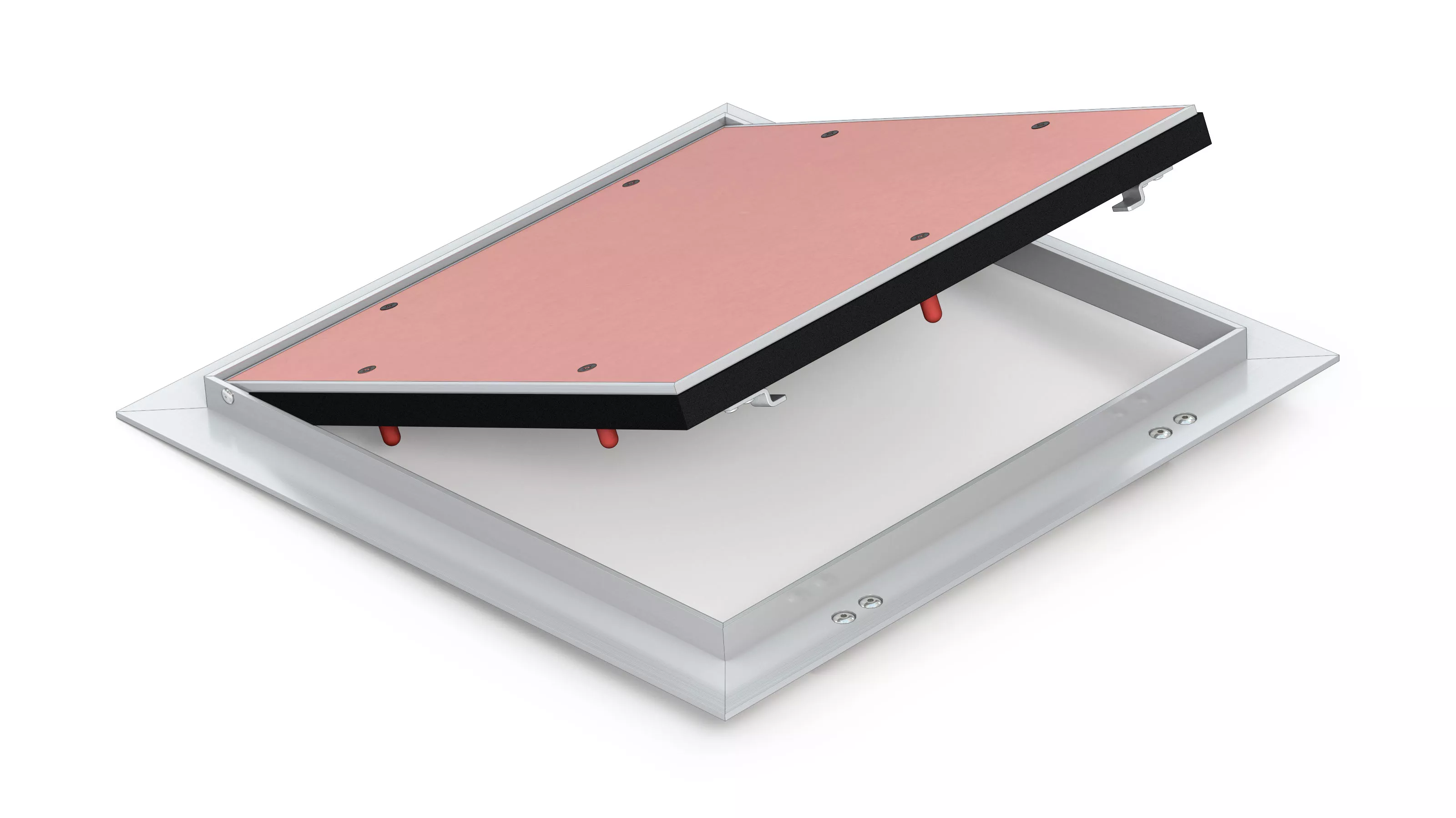 Revizní dvířka požární EI30 hliníková do SDK stěny 500x500x15