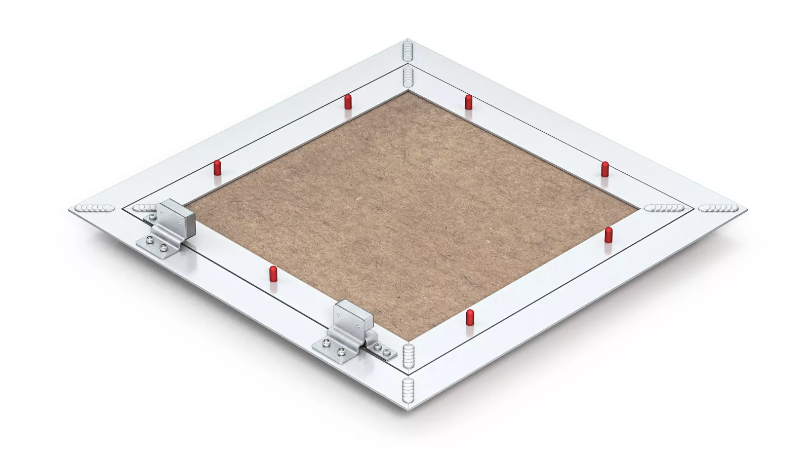 Revizní dvířka požární EI60 hliníková do SDK stěny 200x200x25