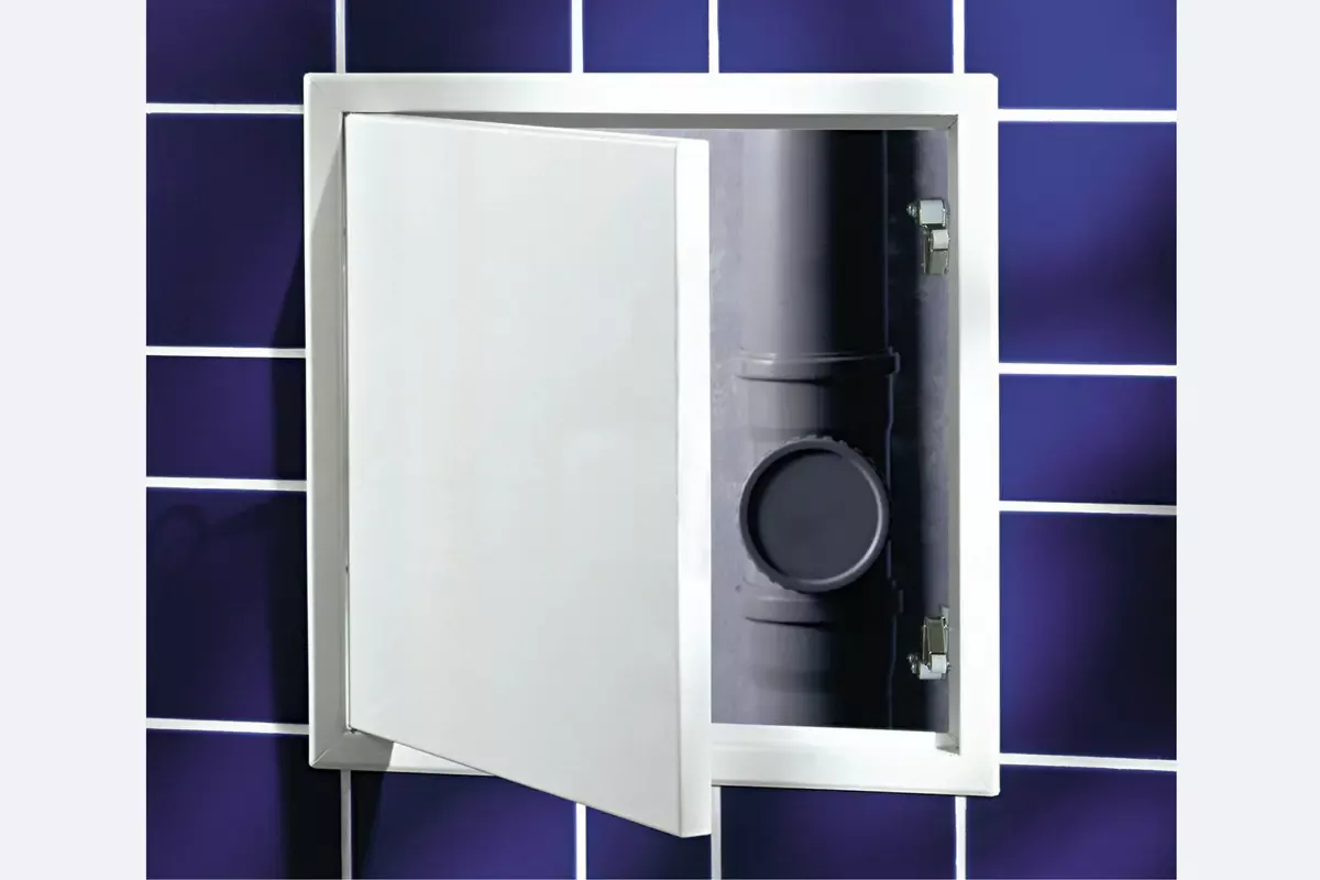 Softline do stěny i podhledu - tlačný uzávěr 150x150